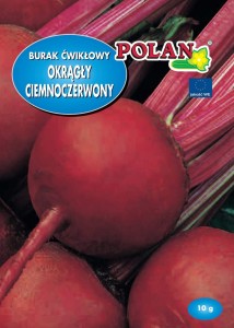 Burak ćwikłowy ciemnoczerwony okrągły 10 g
